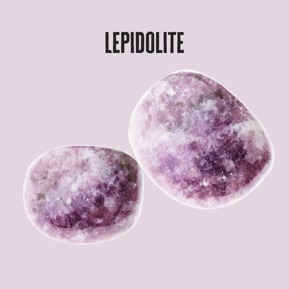 Lepidolite Tumbled Stone | Calm and Heal