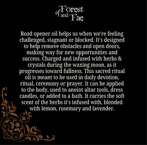 
                  
                    Load image into Gallery viewer, Road Opener Oil | 1 Ounce by of Forest and Fae
                  
                