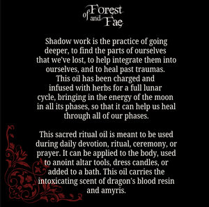 
                  
                    Load image into Gallery viewer, Shadow Work Oil | 1 Ounce by of Forest and Fae
                  
                