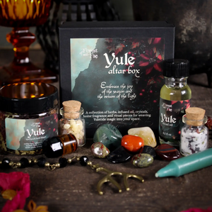 
                  
                    Load image into Gallery viewer, Yule Altar Box - Winter Solstice Gift by of Forest and Fae
                  
                