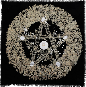 
                  
                    Load image into Gallery viewer, Pentacle Altar Cloth
                  
                