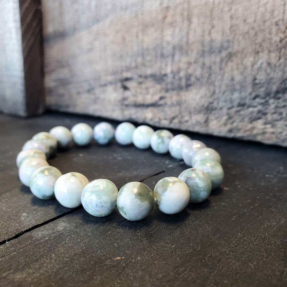 Peace Jade Bracelet - 8MM - Serenity, Peace, and Protection