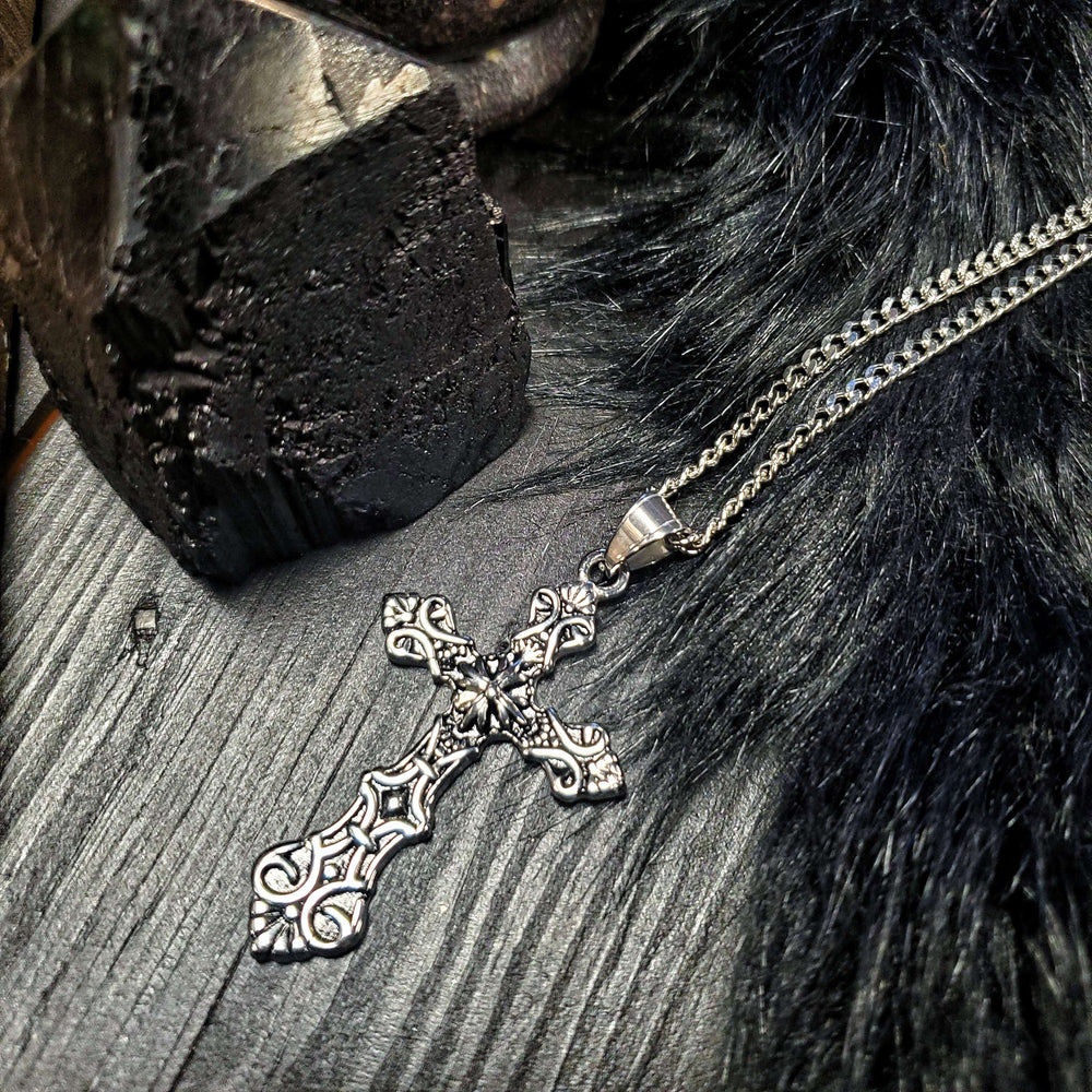 Elaborate Cross Necklace