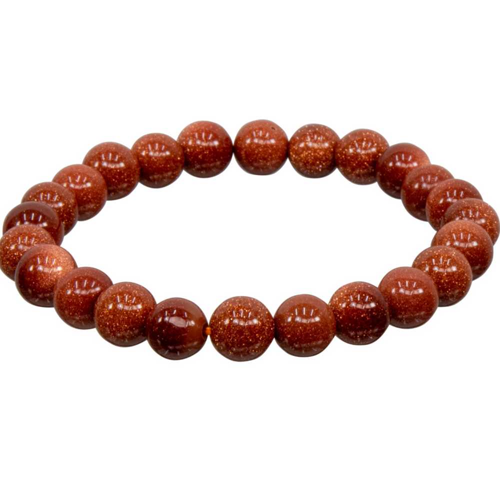 Goldstone Bracelet | 8mm Beads