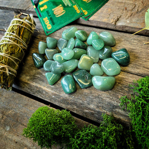 
                  
                    Load image into Gallery viewer, Green Aventurine Tumbled Stone
                  
                