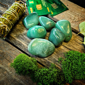 
                  
                    Load image into Gallery viewer, Green Aventurine Tumbled Stone
                  
                