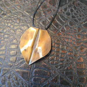 
                  
                    Load image into Gallery viewer, Handmade Leaf Necklace by Thistle Rose Forge
                  
                