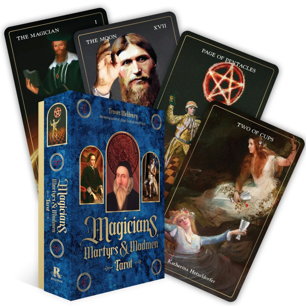 Magicians, Martyrs, and Madmen Tarot by Travis McHenry