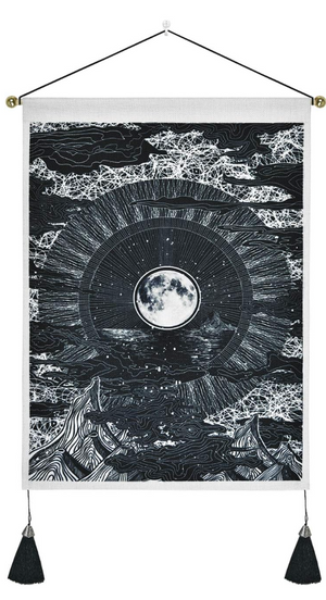 
                  
                    Load image into Gallery viewer, Mini Moon Tapestry
                  
                