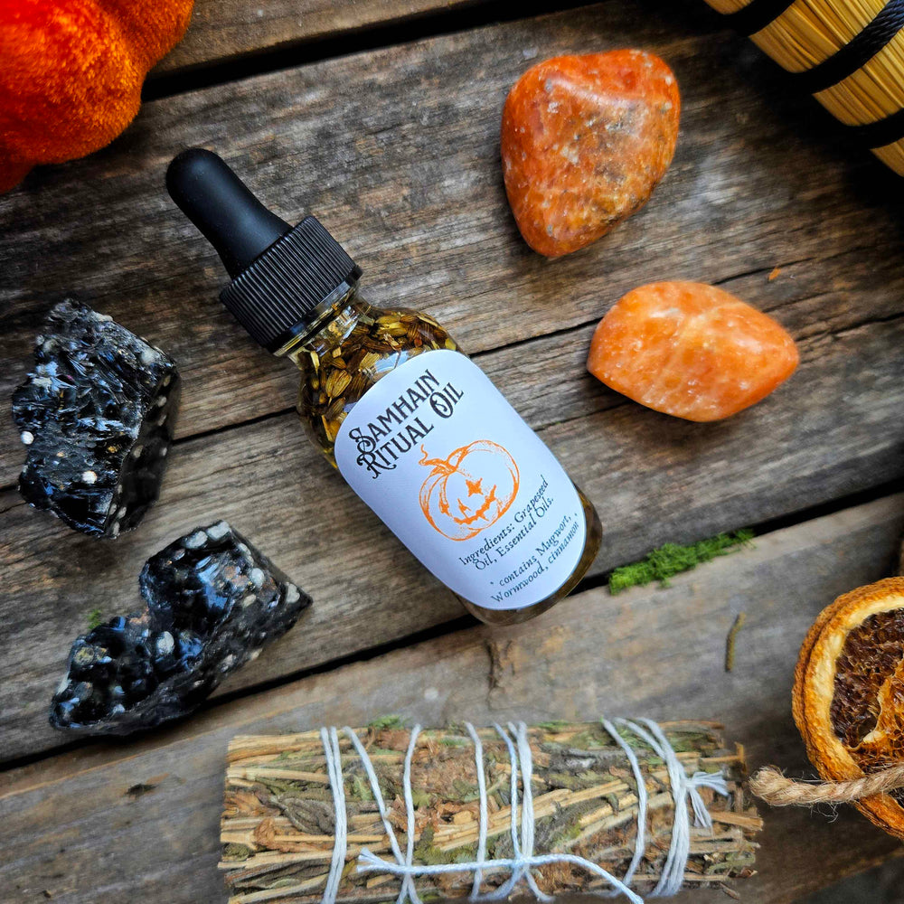 Samhain Ritual Oil by the Crowned Owl and the Black Goat