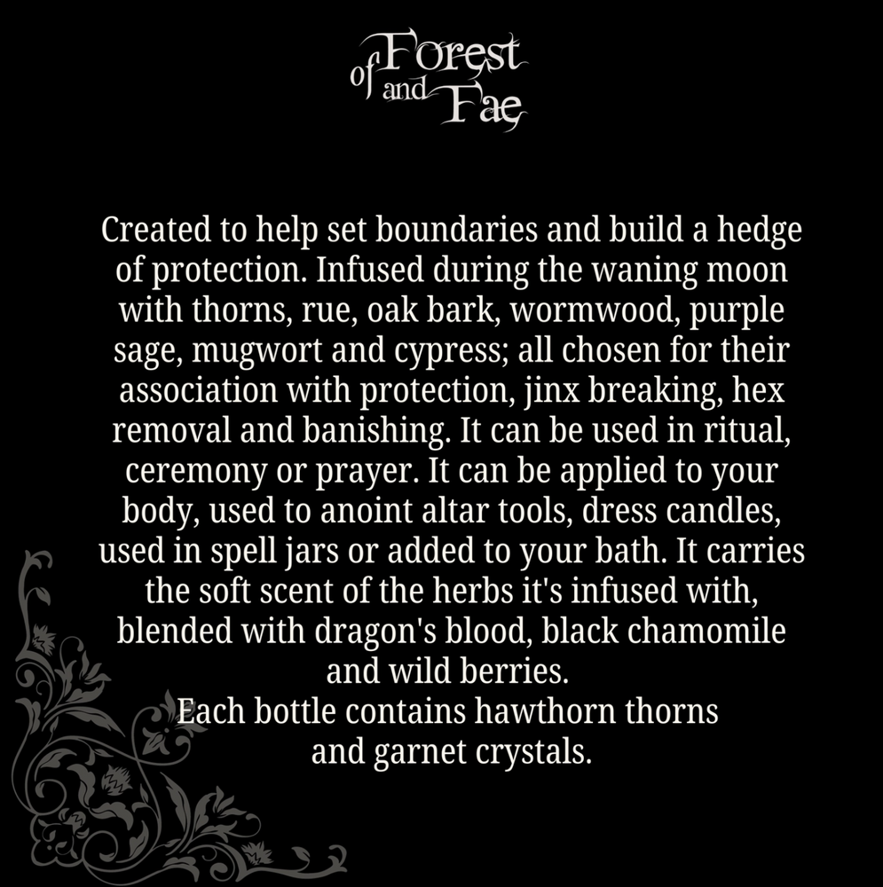 
                  
                    Load image into Gallery viewer, Shielding Ritual Oil | 1 Ounce by of Forest and Fae
                  
                