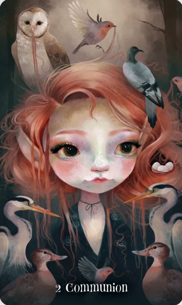 
                  
                    Load image into Gallery viewer, Wisdom of the Wild Things Oracle written by Angi Sullins | Artwork by Evaboneva
                  
                