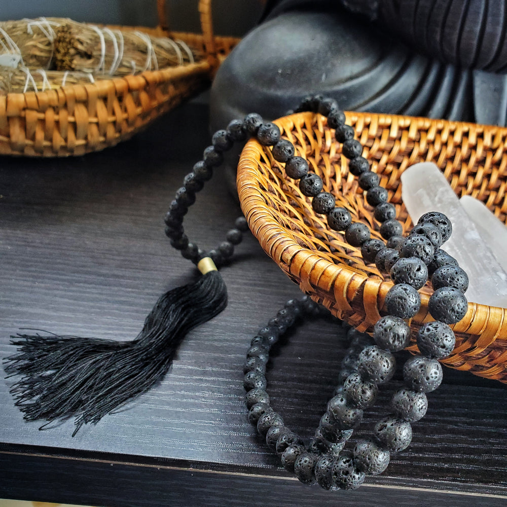 Lava Mala Beads