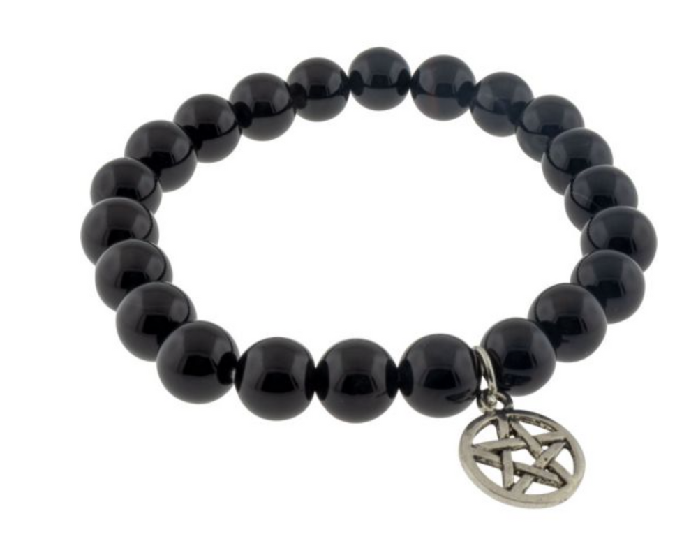 Pentacle and Bead Bracelet