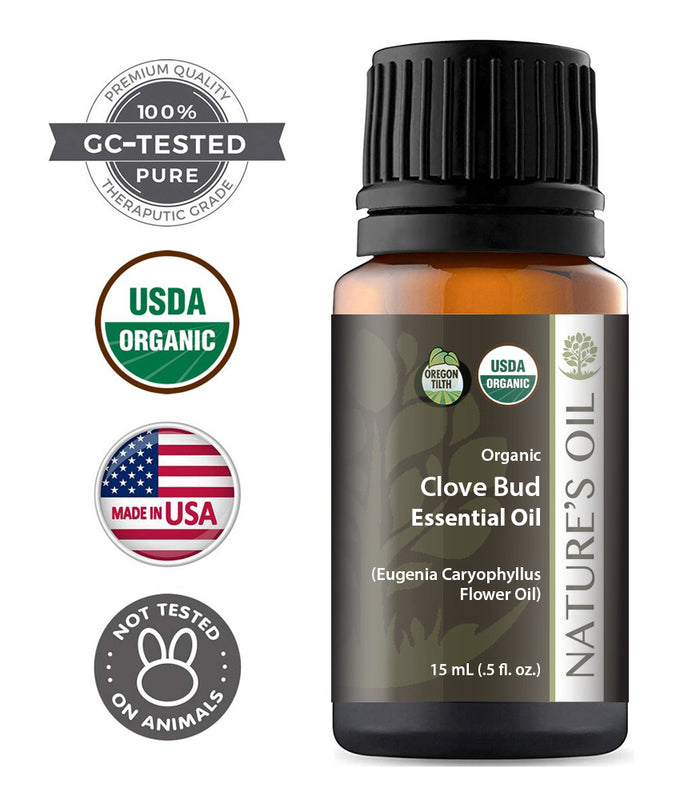 Clove Bud Organic Essential Oil 0.5oz