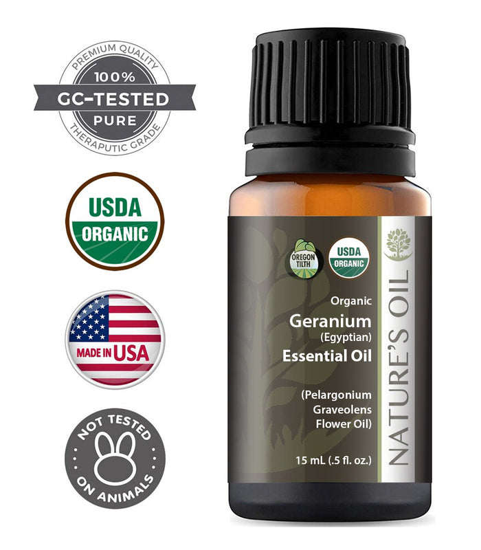 Geranium Egyptian Organic Essential Oil 0.5oz