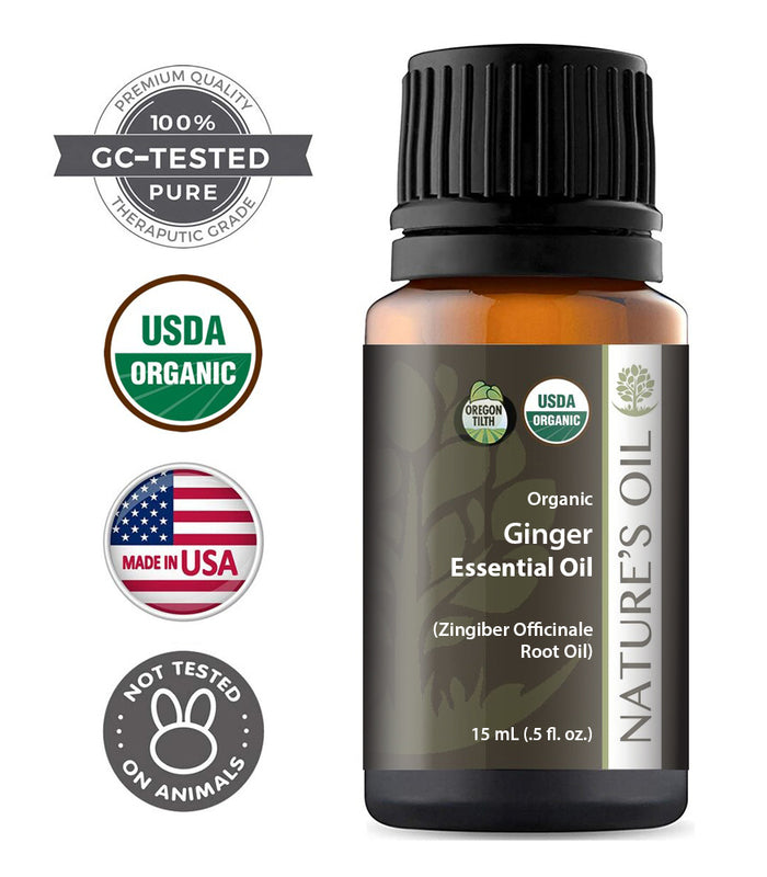 Ginger Organic Essential Oil 0.5oz