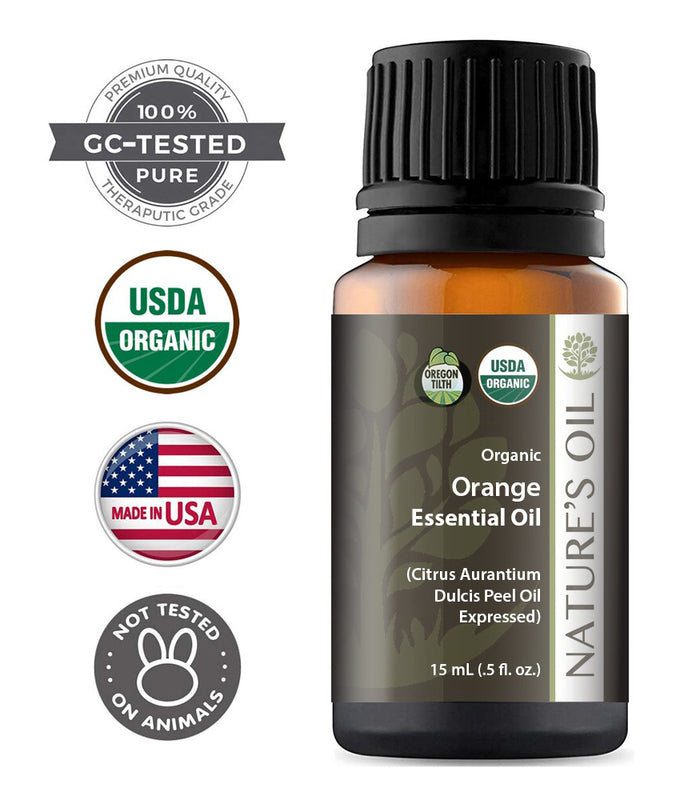Orange Organic Essential Oil 0.5oz