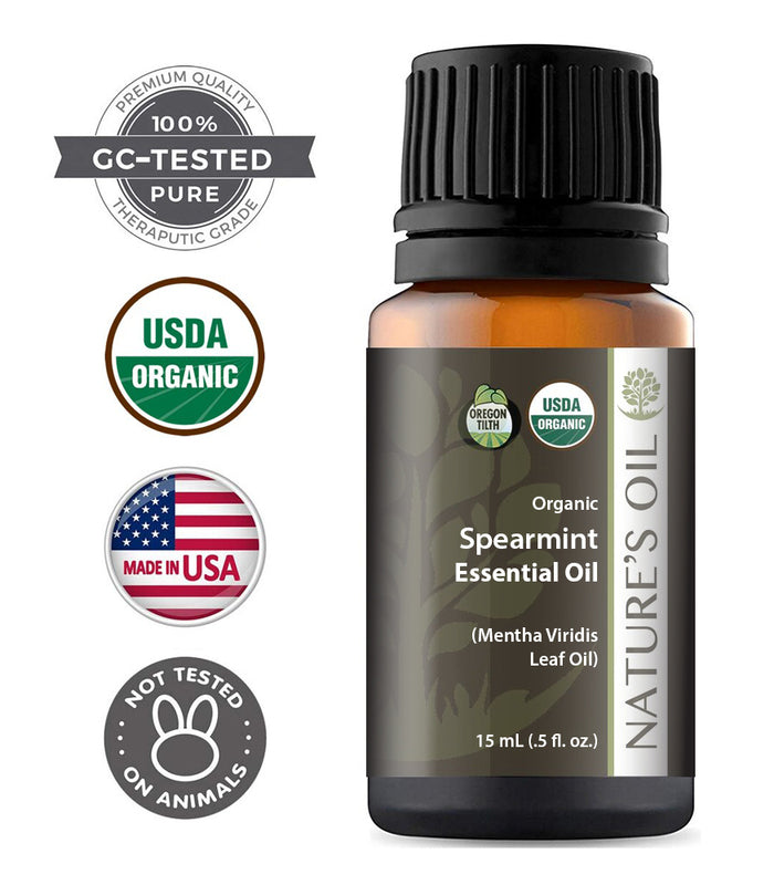 Spearmint Organic Essential Oil 0.5oz