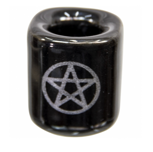 
                  
                    Load image into Gallery viewer, Pentacle Chime Candle Holder
                  
                