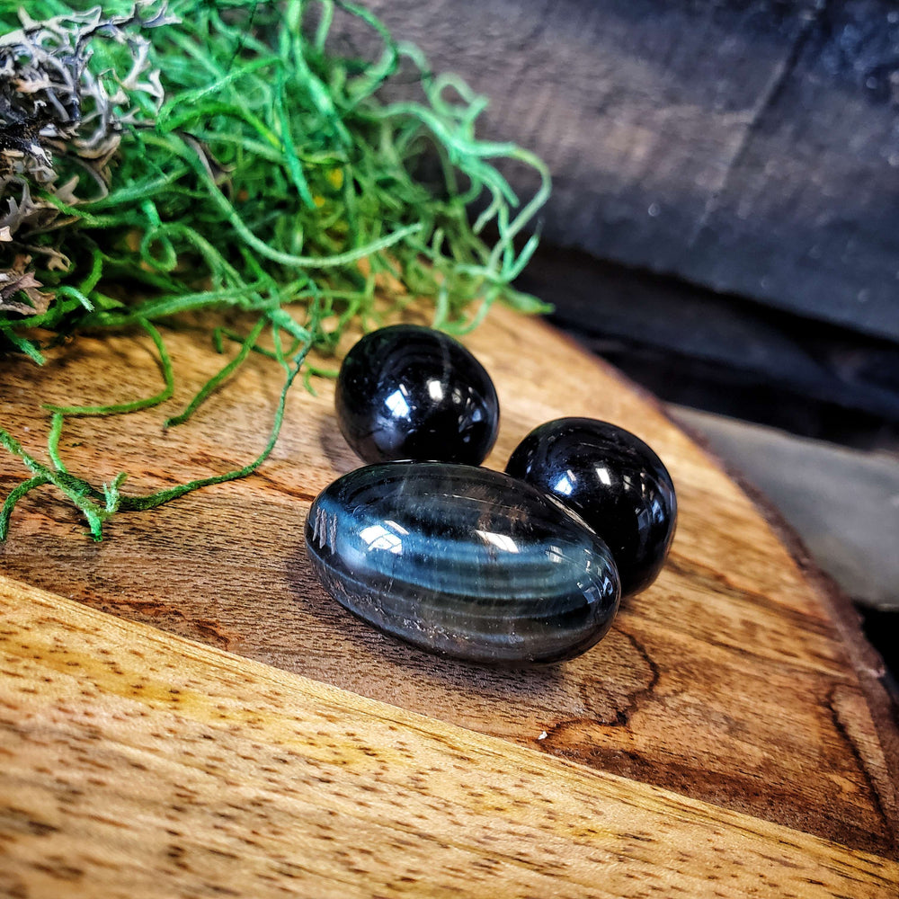 Blue Tigers Eye Tumble