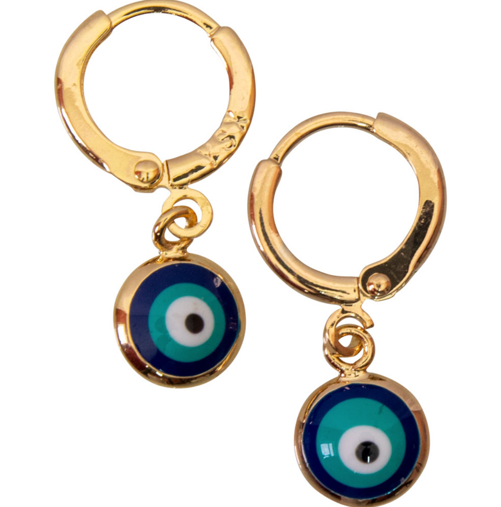 
                  
                    Load image into Gallery viewer, Evil Eye Earrings
                  
                