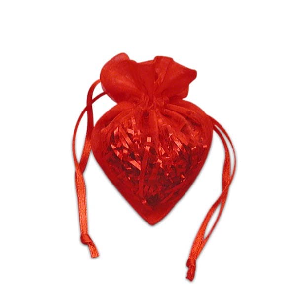 Red Heart Organza Bag 3.5