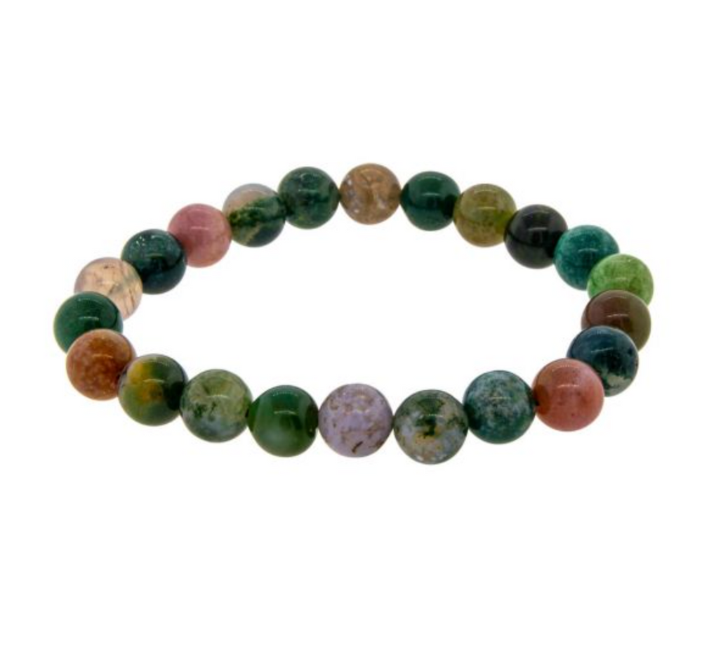 Fancy Jasper Beaded Bracelet | Grounding and Balance