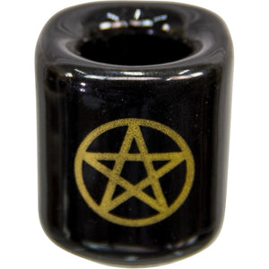 
                  
                    Load image into Gallery viewer, Pentacle Chime Candle Holder
                  
                