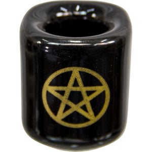 
                  
                    Load image into Gallery viewer, Pentagram Chime Candle Holder
                  
                