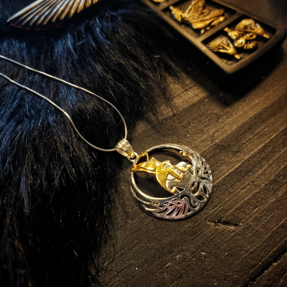 Horus Necklace - Gold and Silver