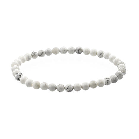 Howlite Beaded Bracelet | Thinkers Stone