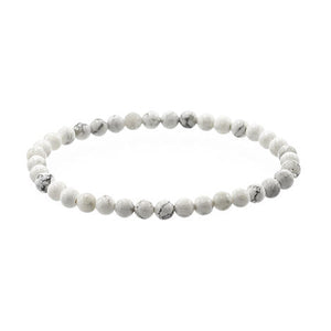 
                  
                    Load image into Gallery viewer, Howlite Beaded Bracelet | Thinkers Stone
                  
                