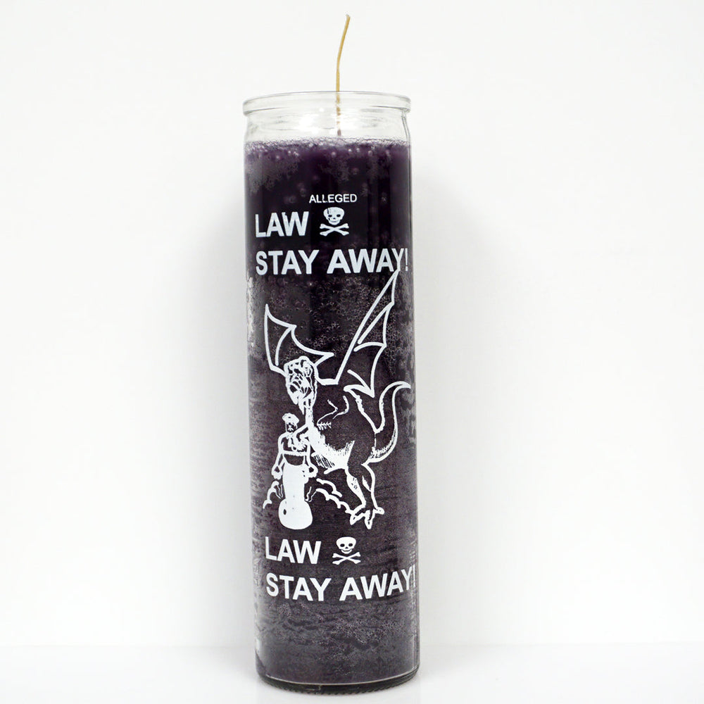 Law Stay Away 7 Day Candle