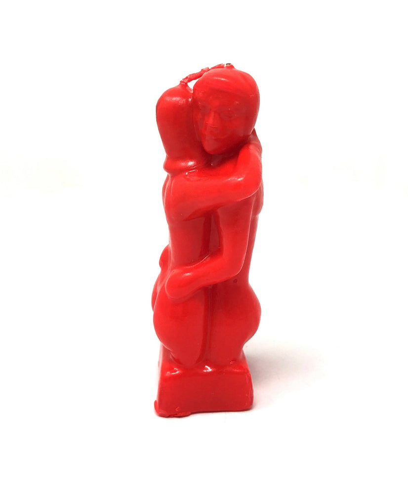 Lovers Figure Candle - Red