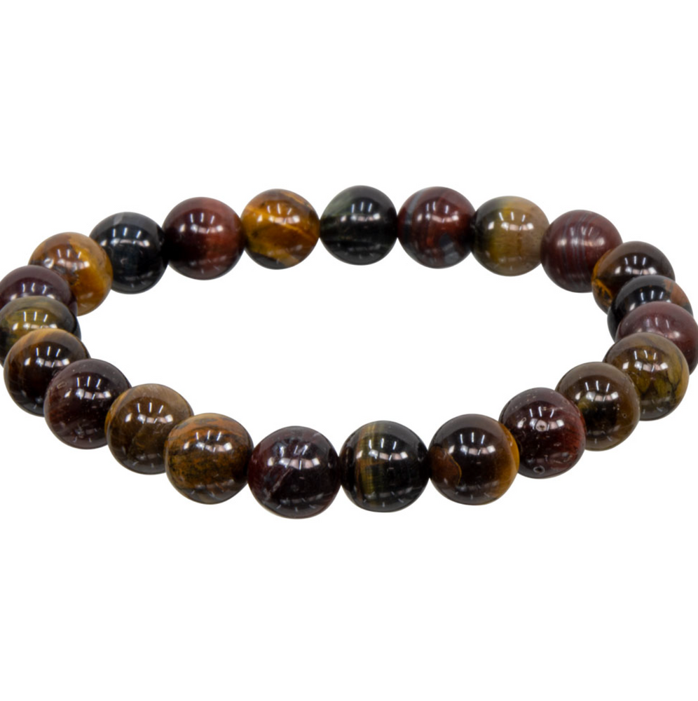 Multiple Tigers Eye Bracelet - 8mm - Courage and Confidence