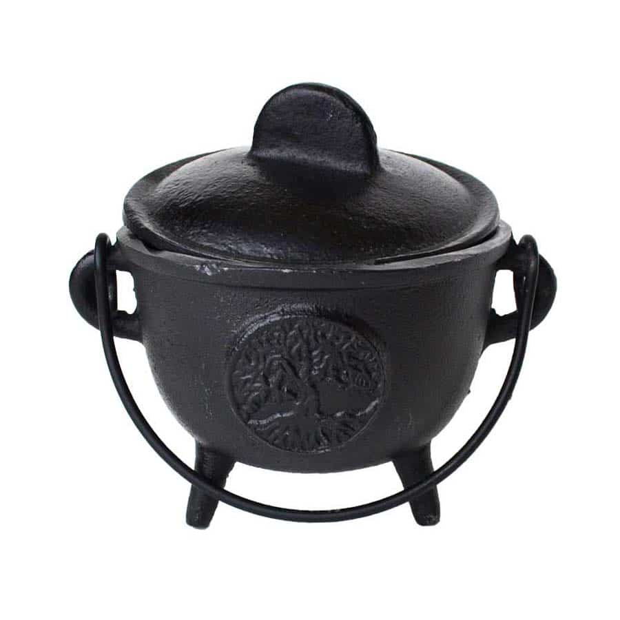 
                  
                    Load image into Gallery viewer, Cauldron - Cast Iron 4.5-5&amp;quot; with Lid
                  
                