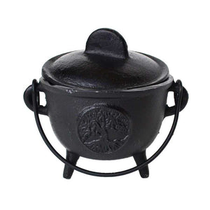 
                  
                    Load image into Gallery viewer, Cauldron - Cast Iron 4.5-5&amp;quot; with Lid
                  
                