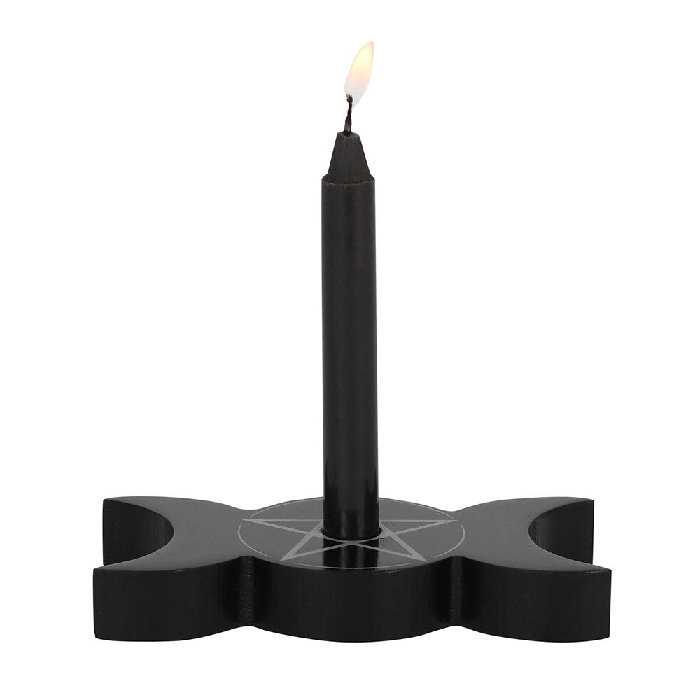 
                  
                    Load image into Gallery viewer, Triple Moon Chime Candle Holder
                  
                