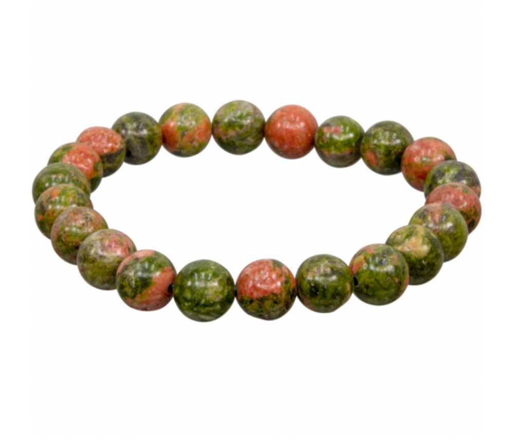 Unakite Bracelet -8MM - Balance and Scrying