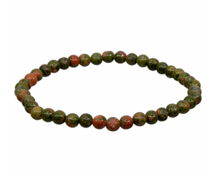 
                  
                    Load image into Gallery viewer, Unakite Bracelet -8MM - Balance and Scrying
                  
                