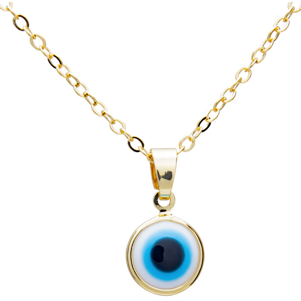 Gold Evil Eye Necklace