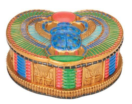 Winged Scarab Box